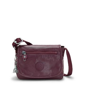 Kipling Sabian Metallic Crossbody Mini Tassen Bordeaux | BE 1351NW